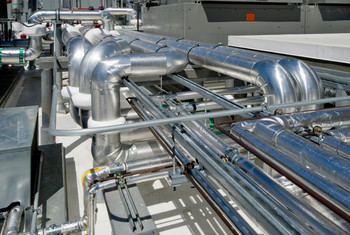 Photo of HVAC installation